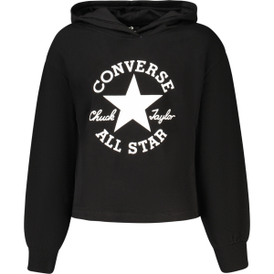 CONVERSE FELPA SENZA ZIP BAMBINA - Nero