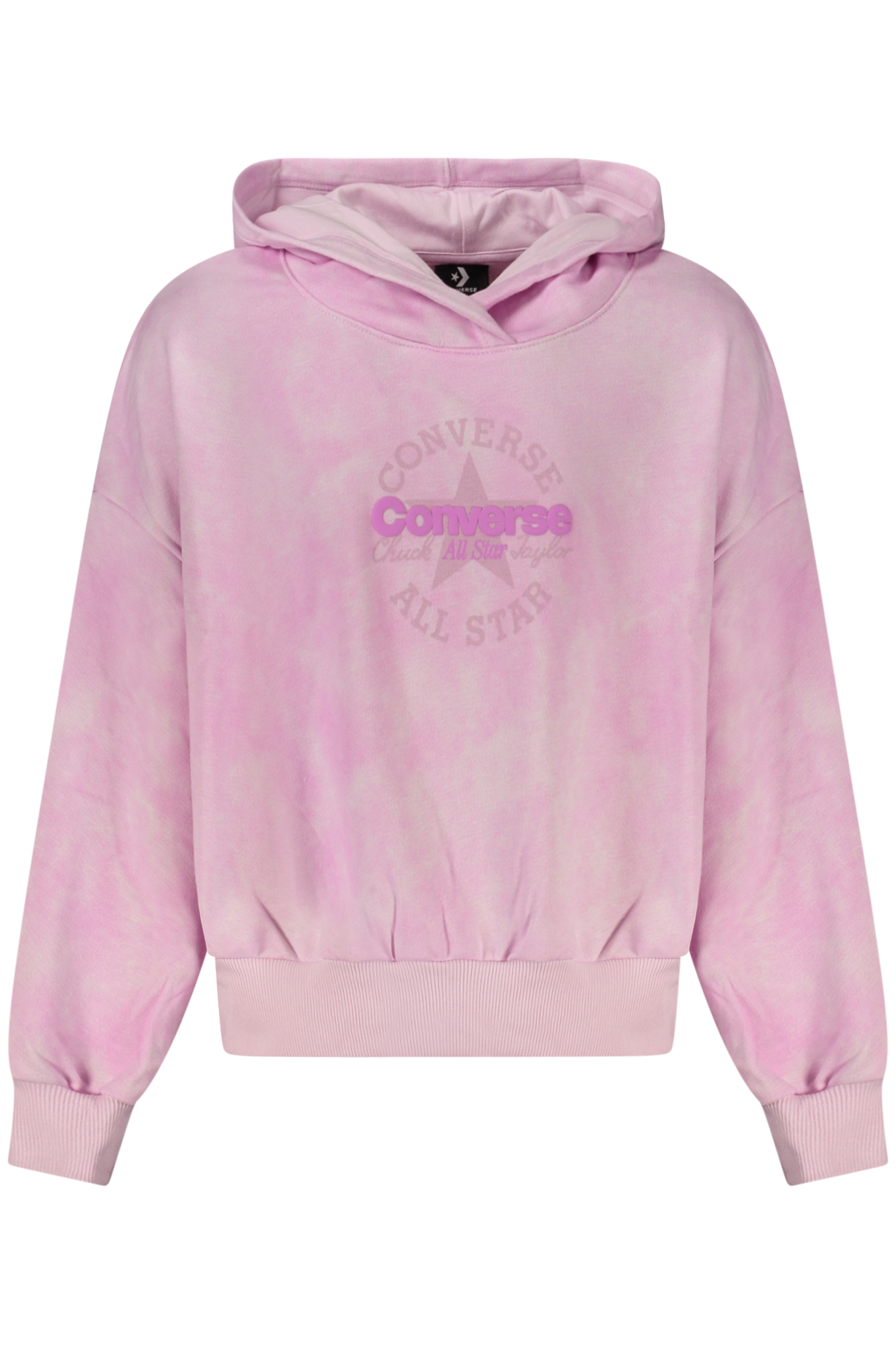 CONVERSE FELPA SENZA ZIP BAMBINA - Rosa