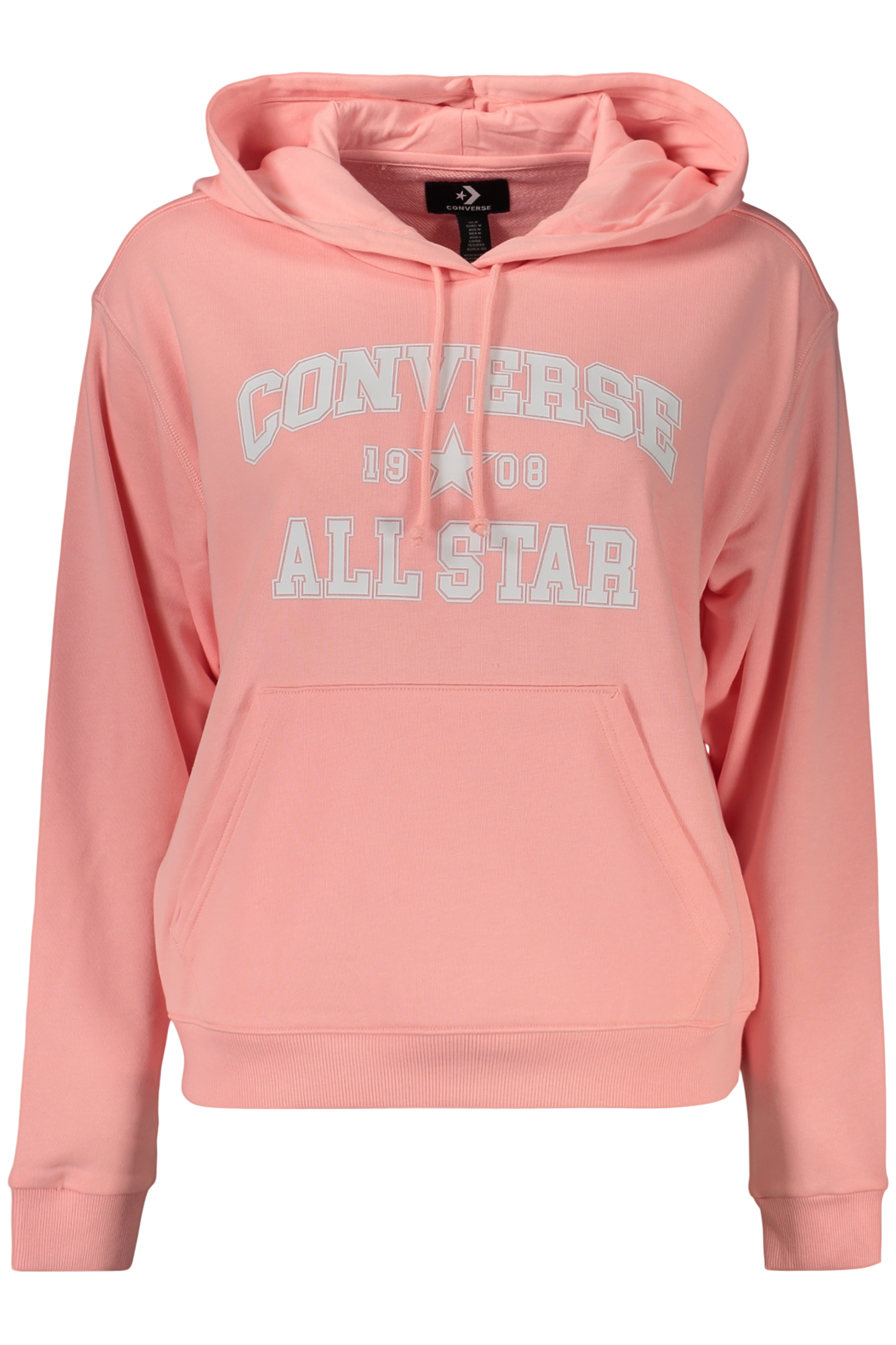 CONVERSE FELPA SENZA ZIP DONNA - Rosa