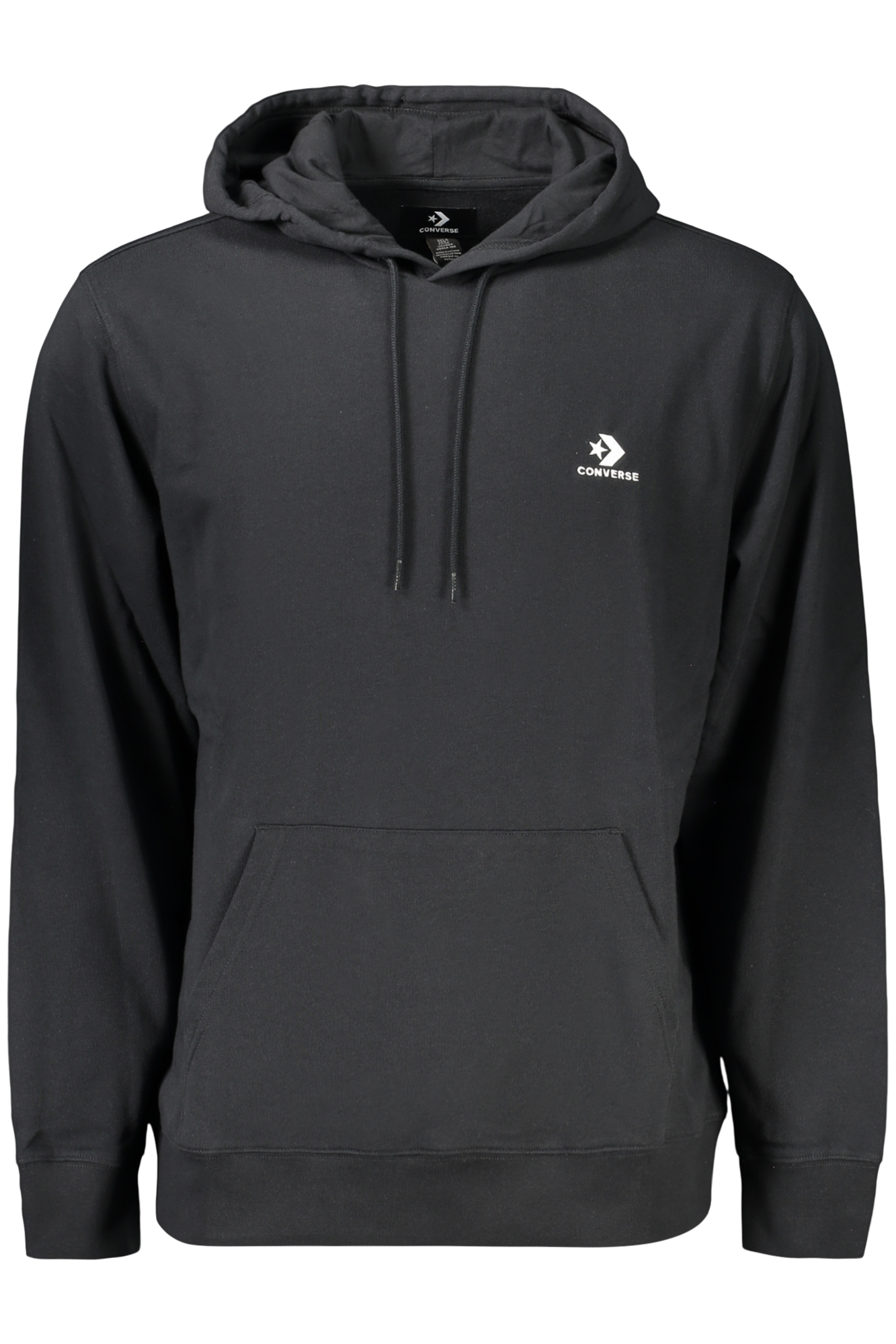 CONVERSE FELPA SENZA ZIP UOMO - Nero