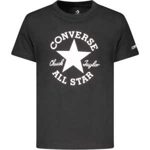 CONVERSE T-SHIRT MANICHE CORTE BAMBINA - Nero