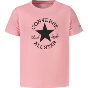 CONVERSE T-SHIRT MANICHE CORTE BAMBINA - Rosa