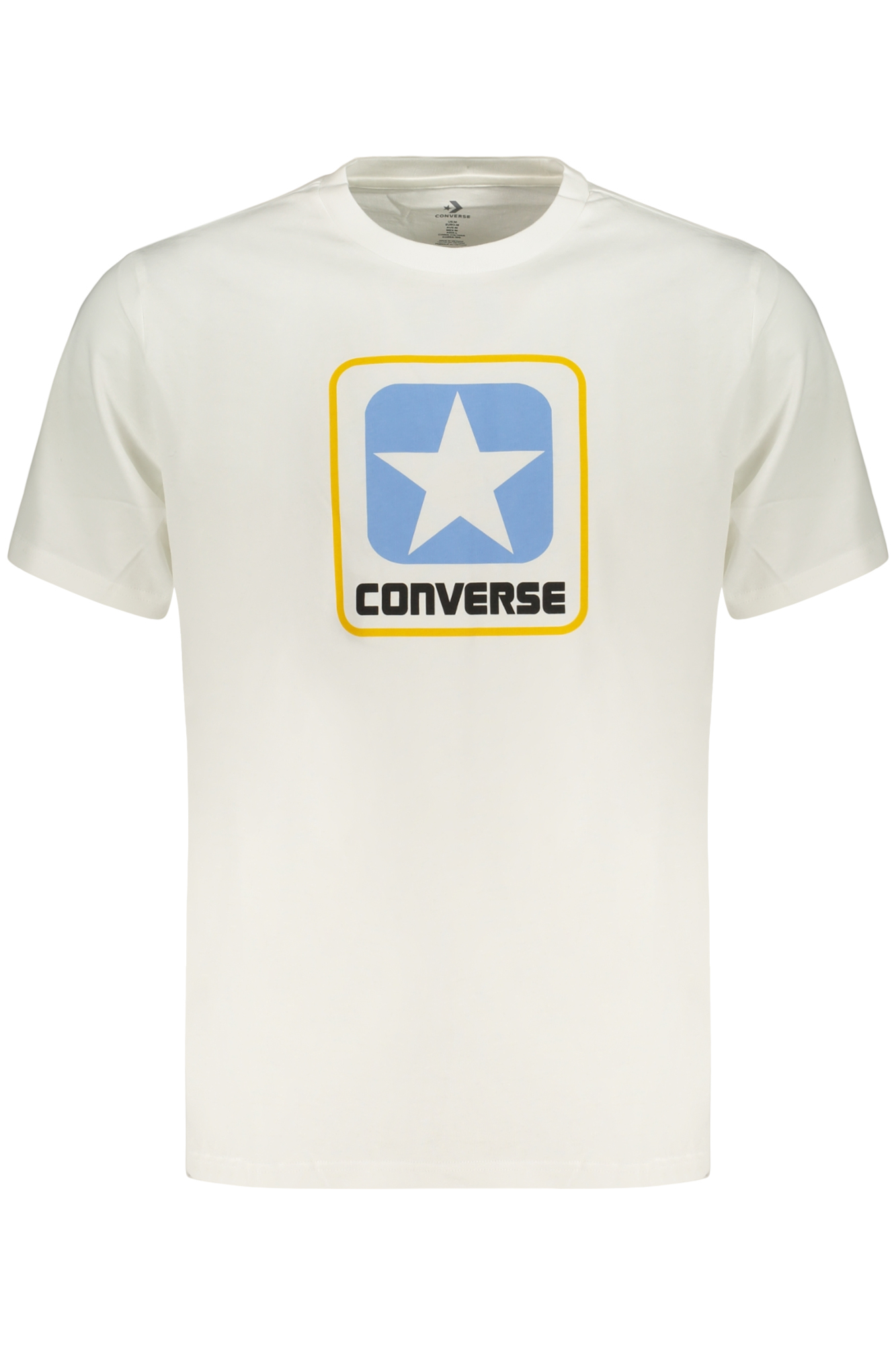 CONVERSE T-SHIRT MANICHE CORTE UOMO - Bianco