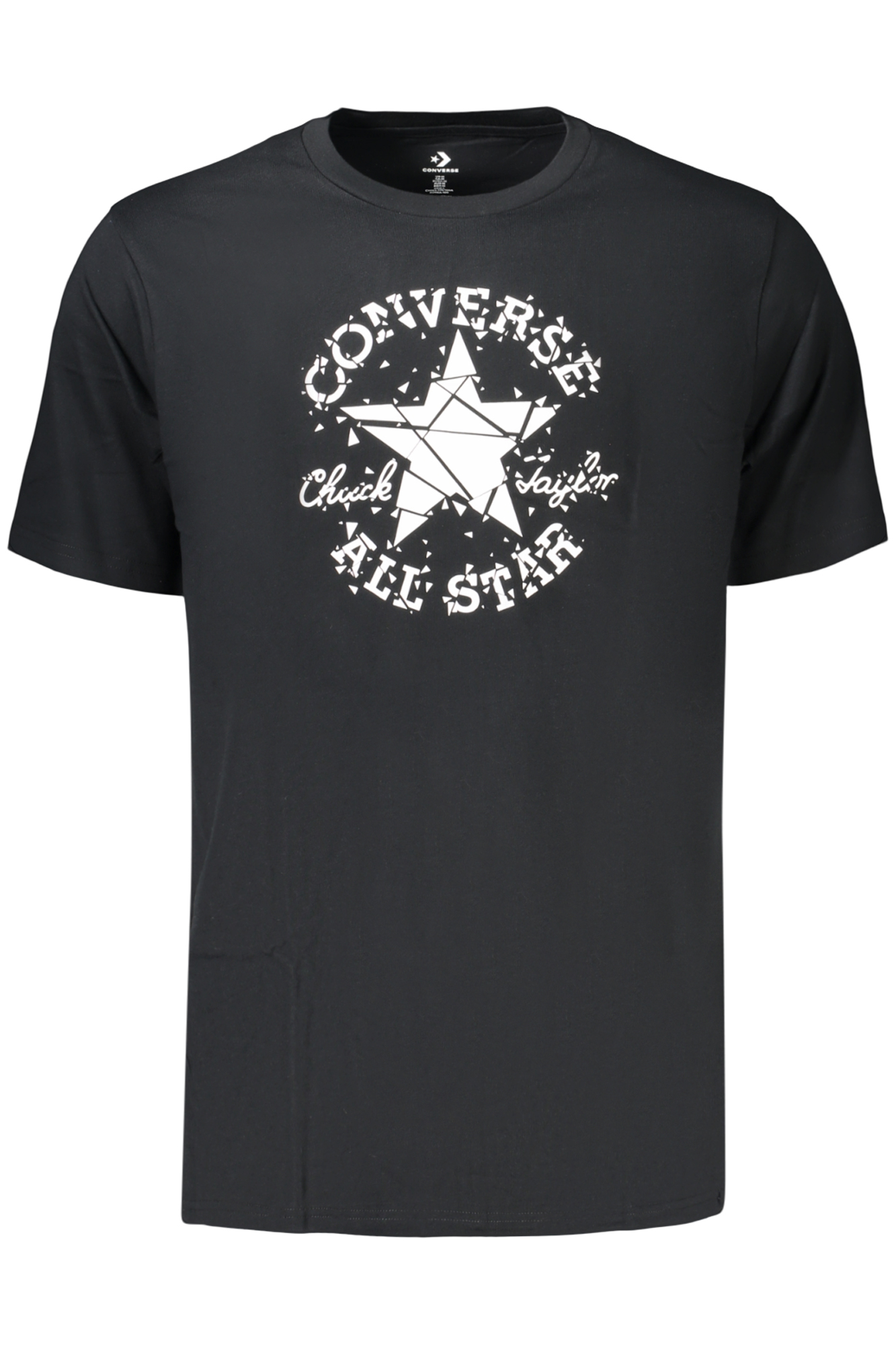 CONVERSE T-SHIRT MANICHE CORTE UOMO - Nero