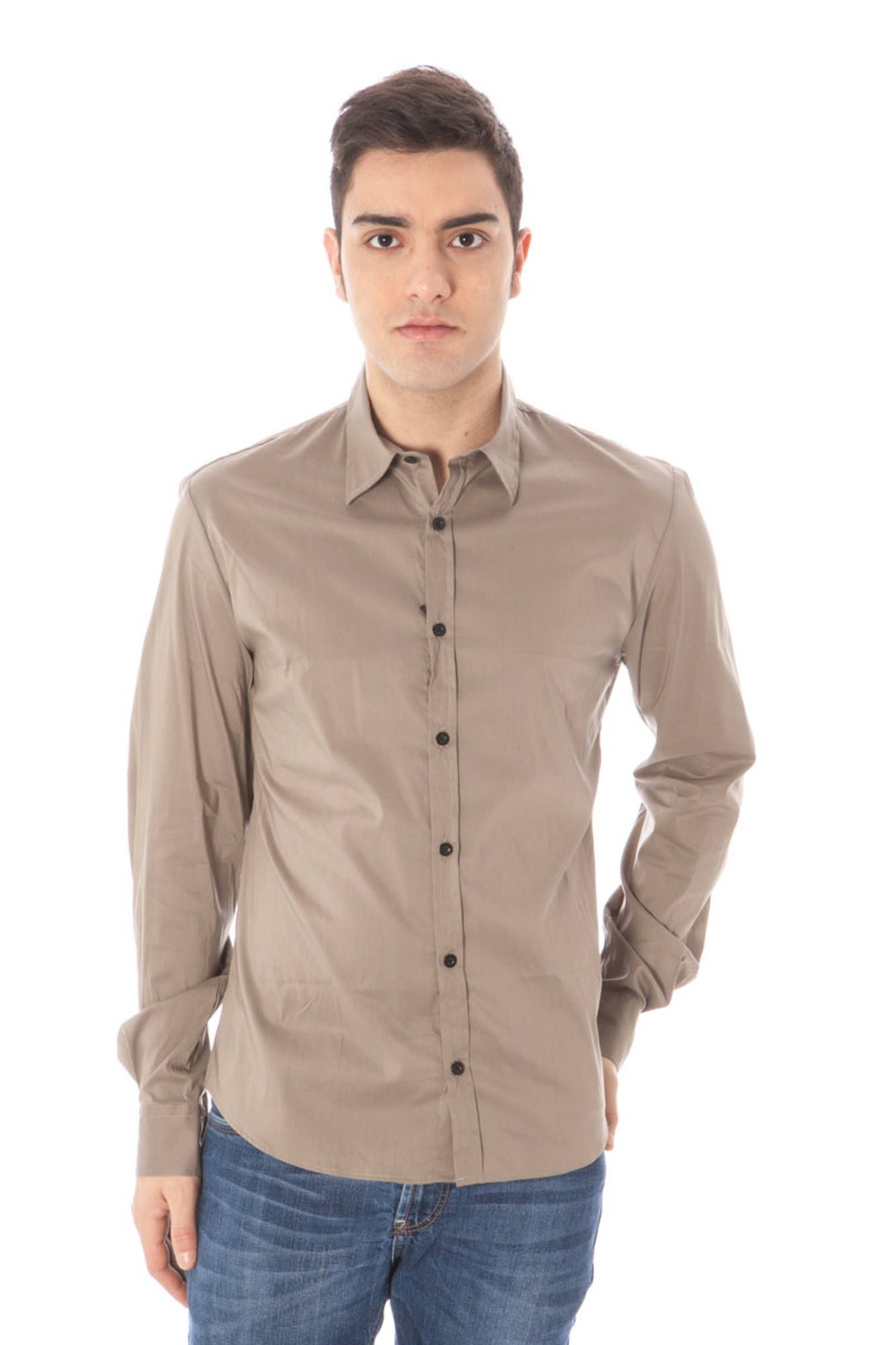 COSTUME NATIONAL CAMICIA MANICHE LUNGHE UOMO - Verde