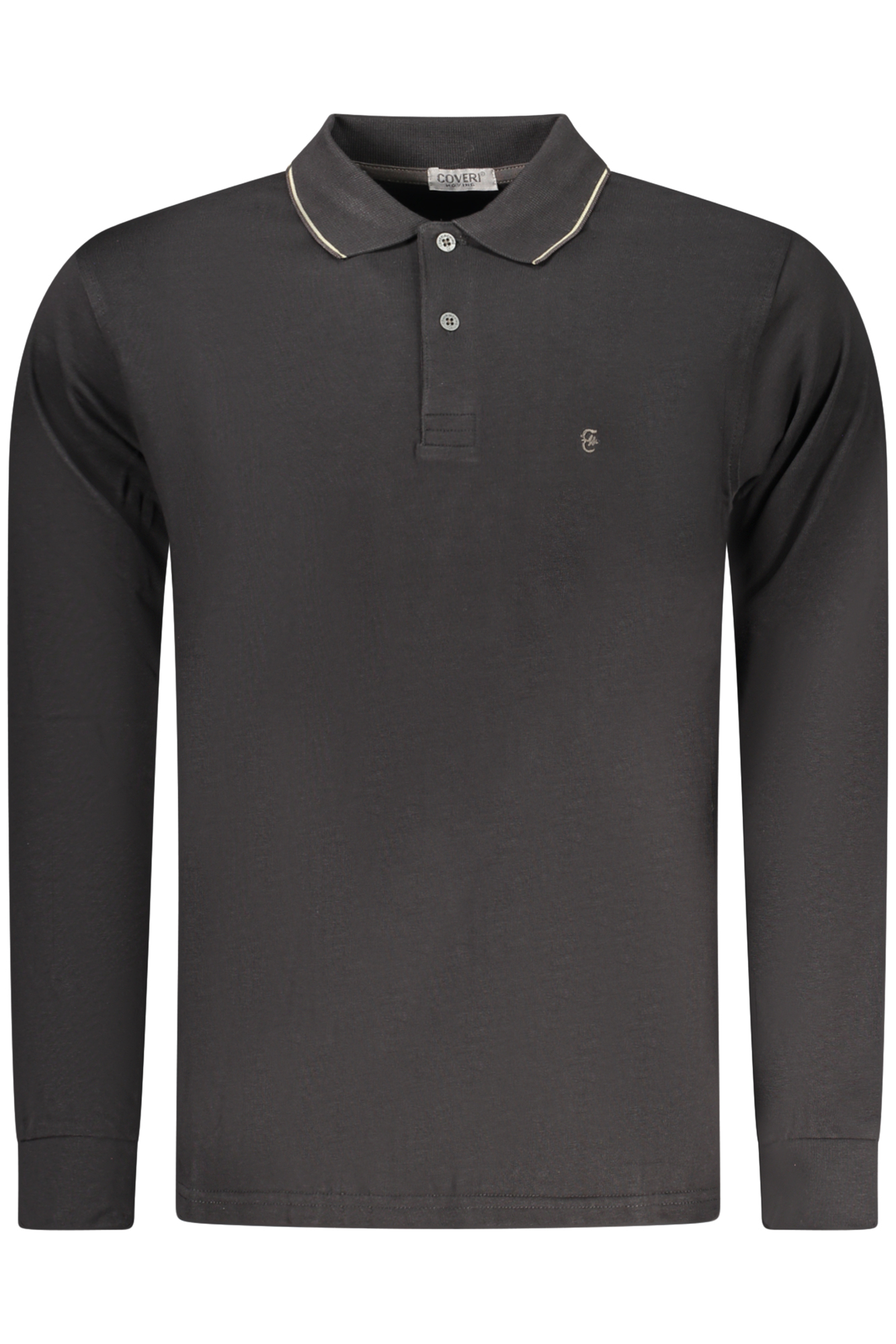 COVERI MOVING POLO MANICHE LUNGHE UOMO - Nero