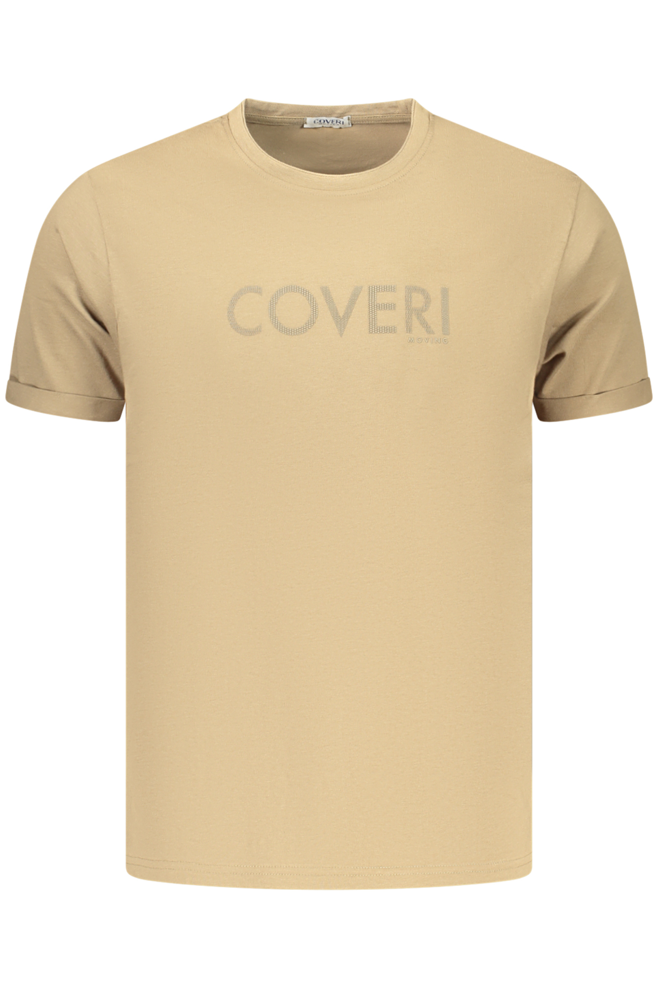 COVERI MOVING T-SHIRT MANICHE CORTE UOMO - Marrone