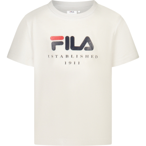 FILA T-SHIRT MANICHE CORTE BAMBINA - Bianco
