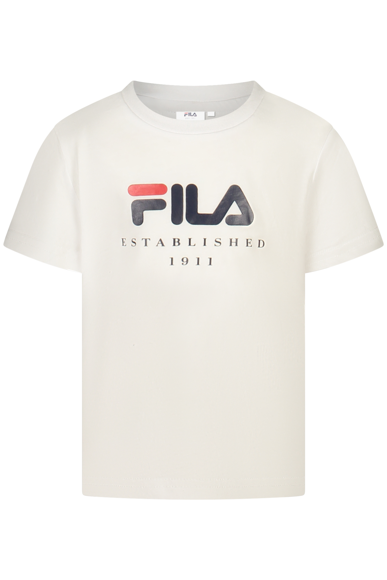 FILA T-SHIRT MANICHE CORTE BAMBINA - Bianco