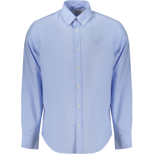 GUESS JEANS CAMICIA MANICHE LUNGHE UOMO - Azzurro