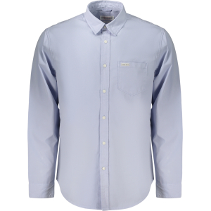 GUESS JEANS CAMICIA MANICHE LUNGHE UOMO - Azzurro