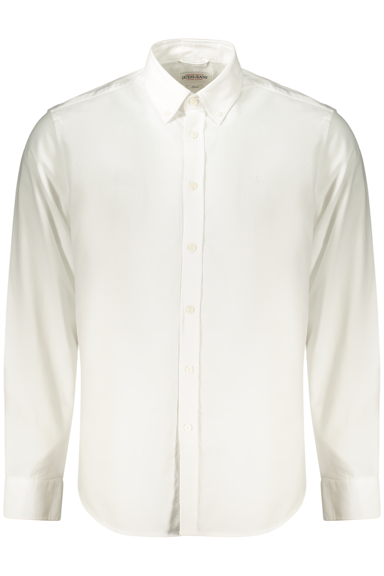 GUESS JEANS CAMICIA MANICHE LUNGHE UOMO - Bianco