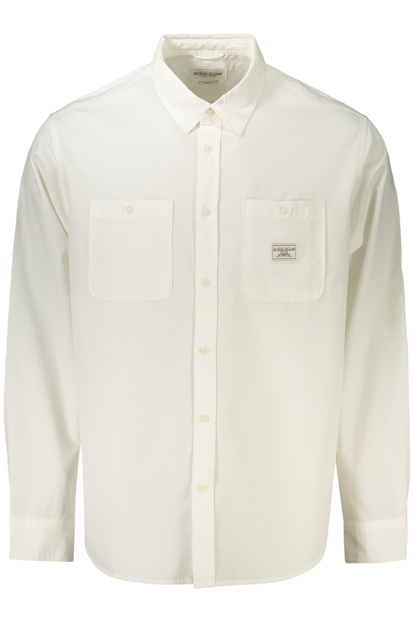GUESS JEANS CAMICIA MANICHE LUNGHE UOMO - Bianco