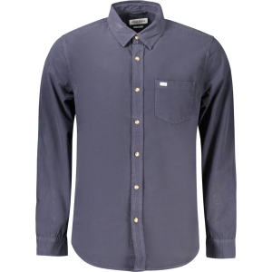 GUESS JEANS CAMICIA MANICHE LUNGHE UOMO - Blu