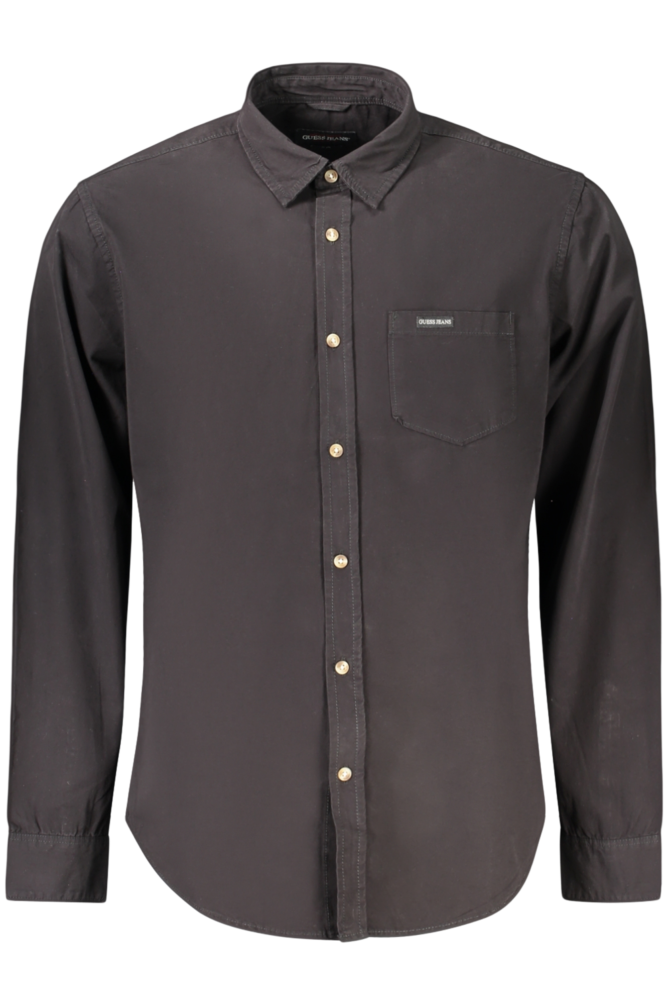 GUESS JEANS CAMICIA MANICHE LUNGHE UOMO - Nero