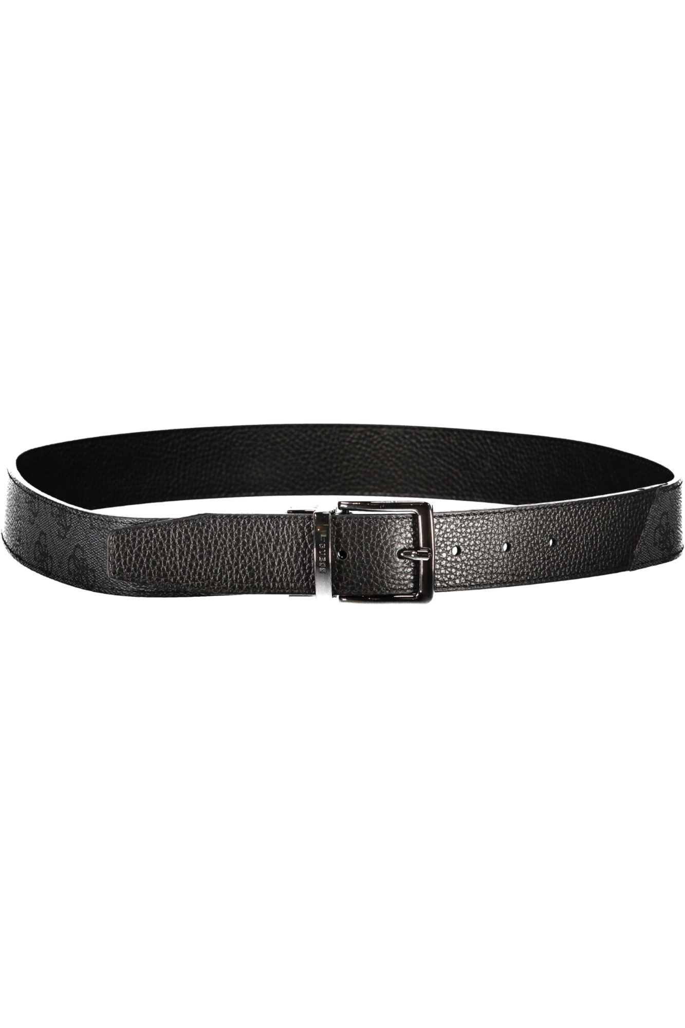 GUESS JEANS CINTURA IN PELLE UOMO - Grigio - immagine 2