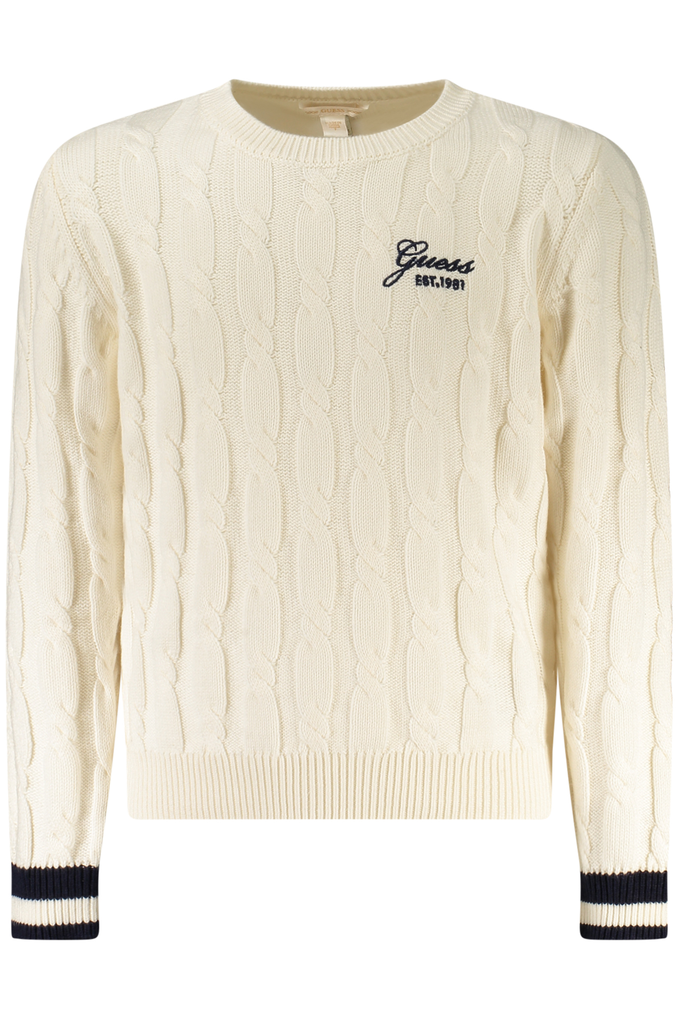 GUESS JEANS MAGLIONE BAMBINA - Bianco
