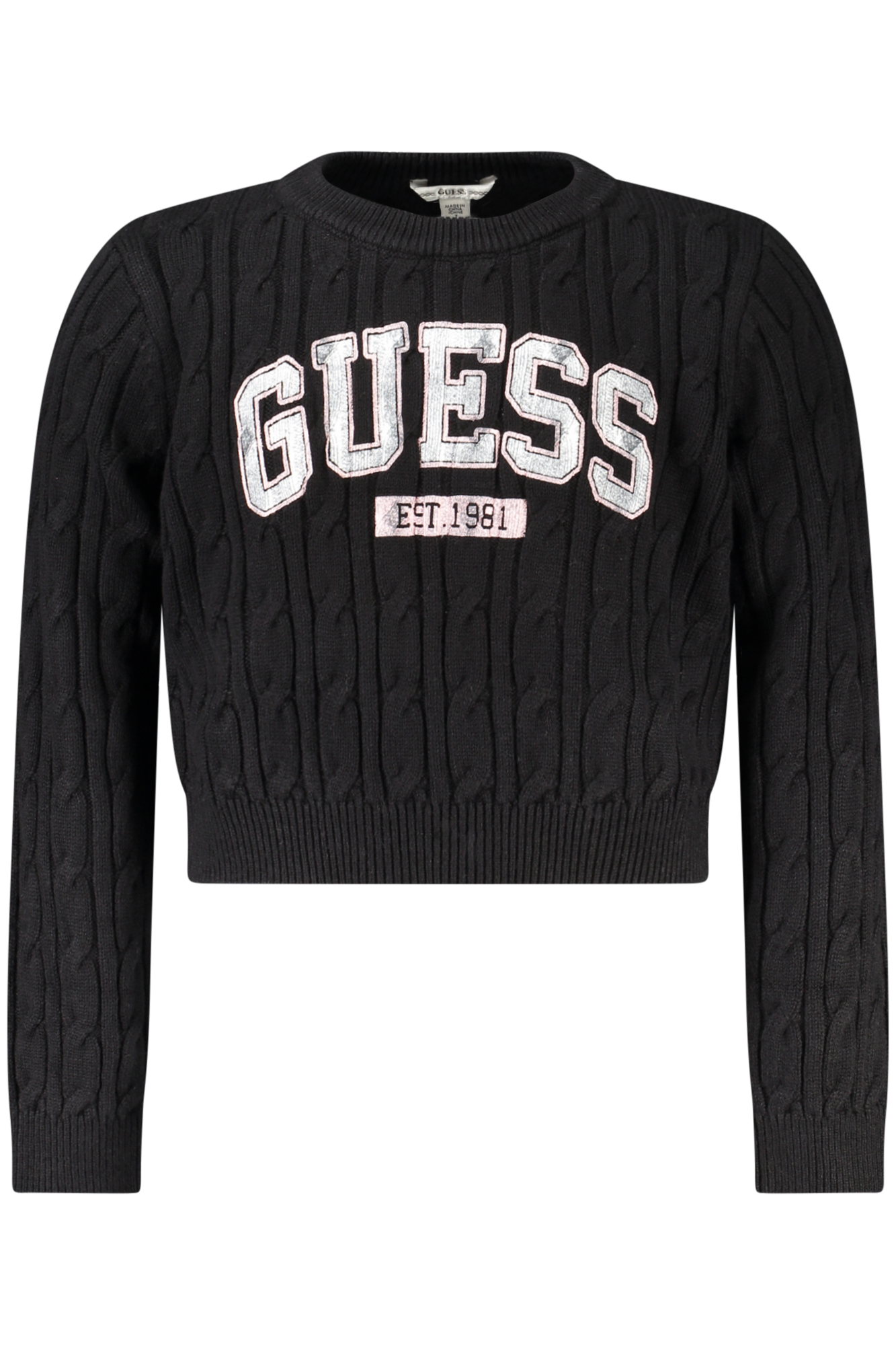 GUESS JEANS MAGLIONE BAMBINA - Nero