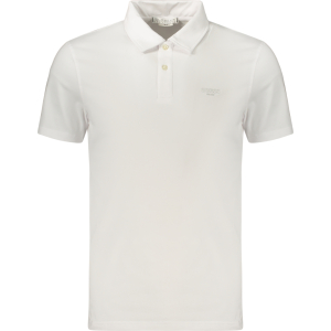 GUESS JEANS POLO MANICHE CORTE UOMO - Bianco