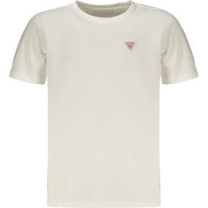 GUESS JEANS T-SHIRT MANICHE CORTE BAMBINO - Bianco