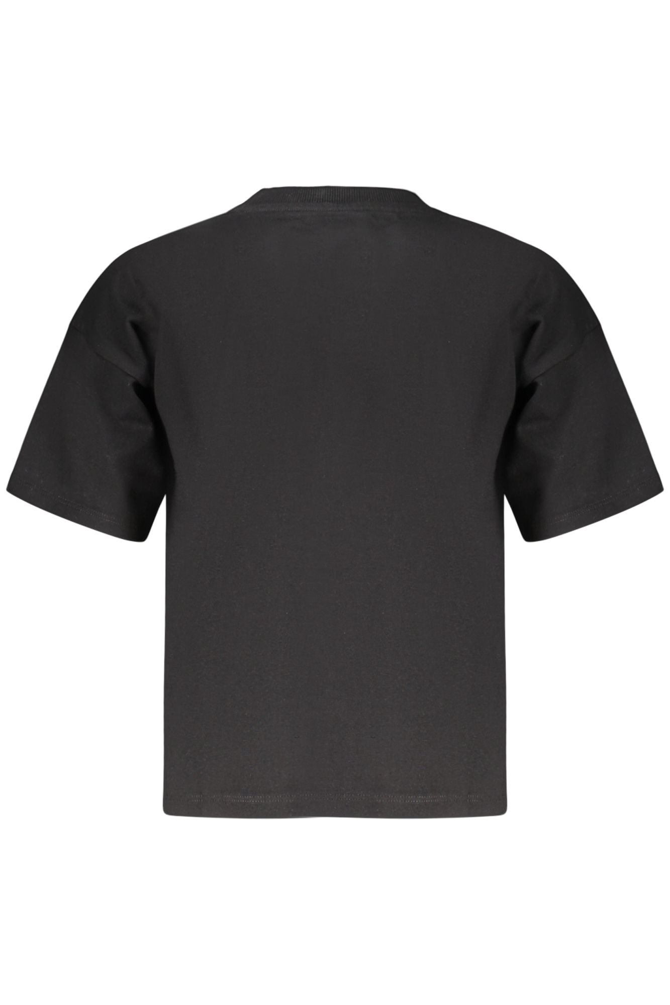 GUESS JEANS T-SHIRT MANICHE CORTE BAMBINO - Nero - immagine 2