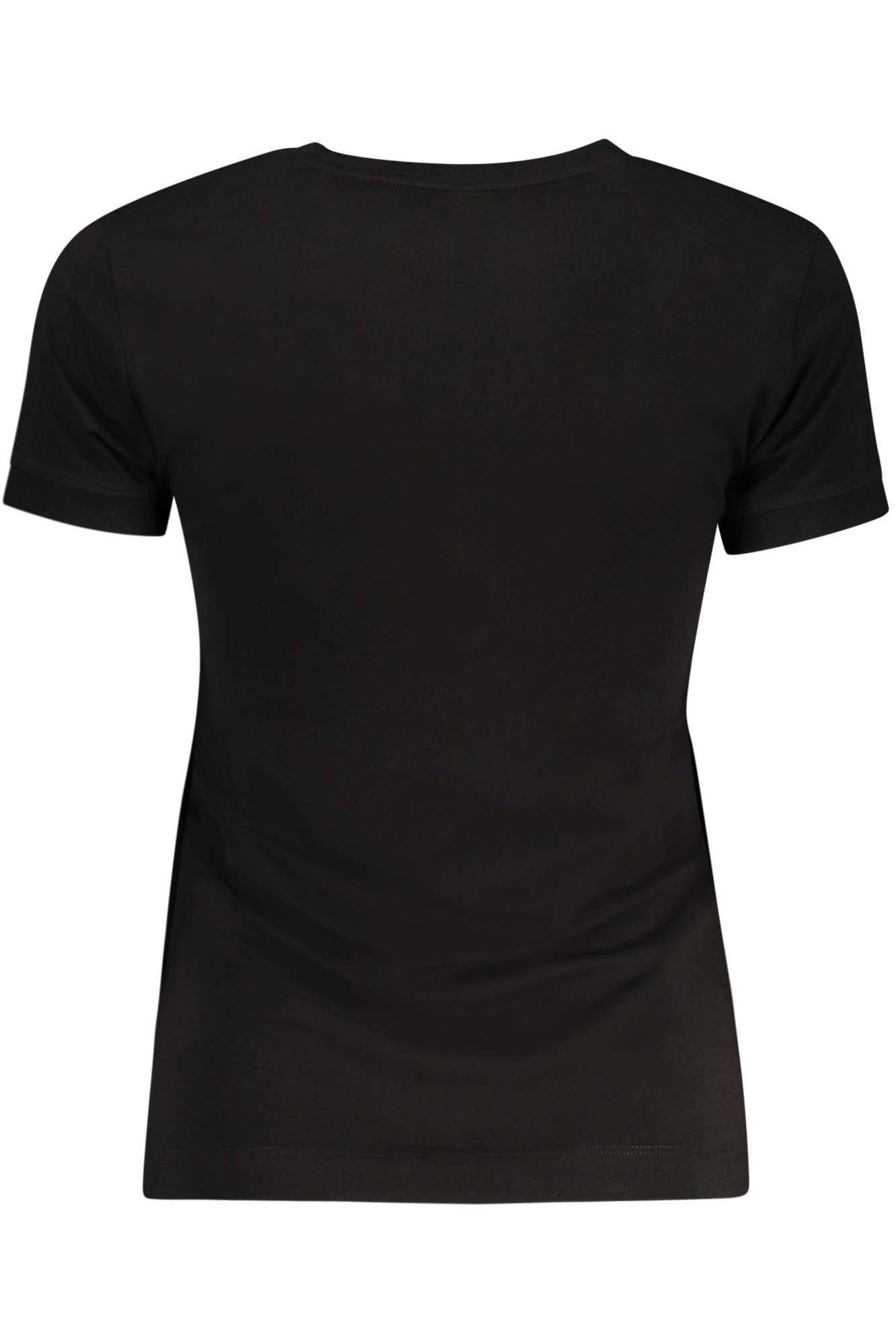 GUESS JEANS T-SHIRT MANICHE CORTE DONNA - Nero - immagine 2