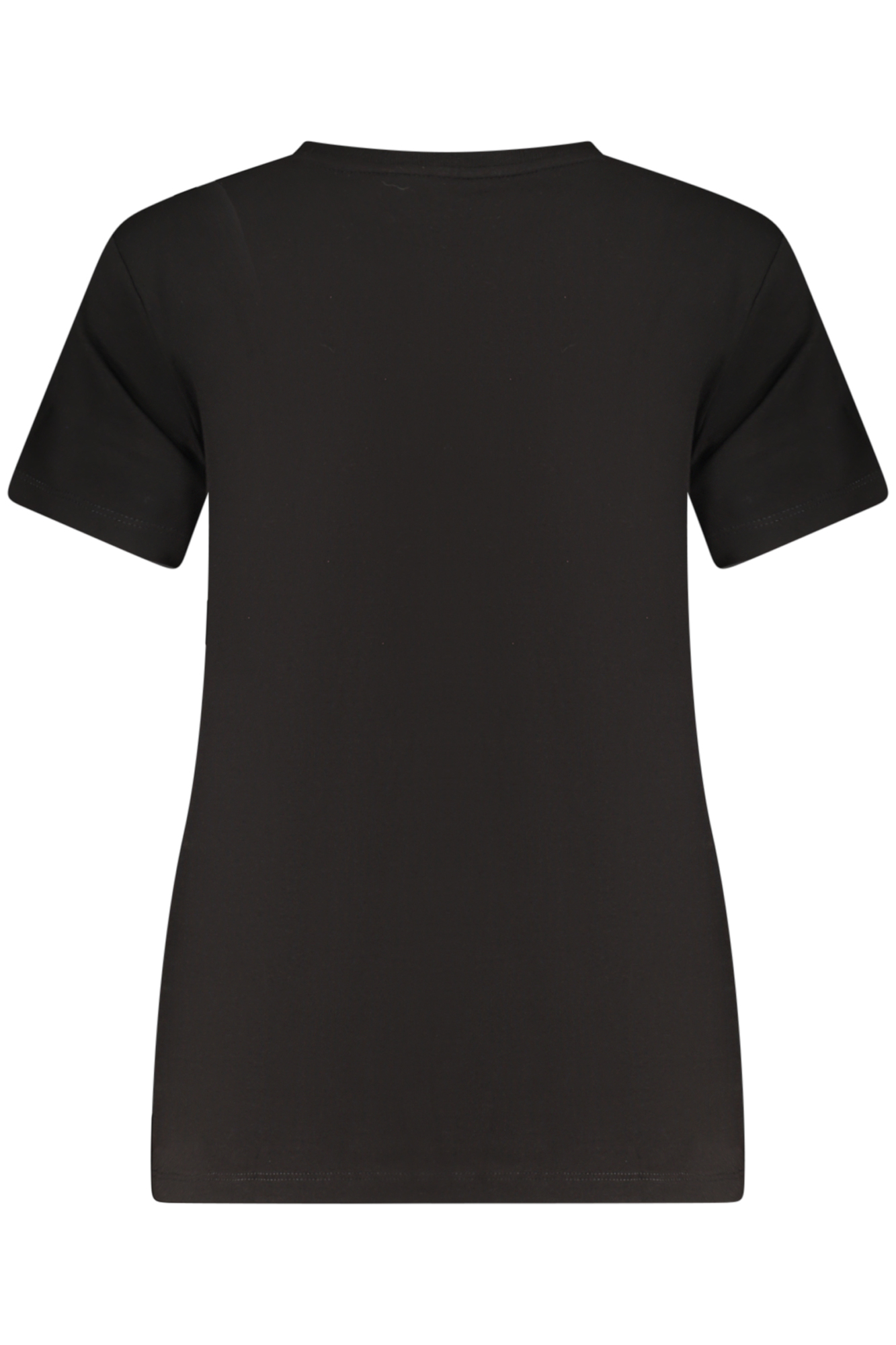 GUESS JEANS T-SHIRT MANICHE CORTE DONNA - Nero - immagine 2
