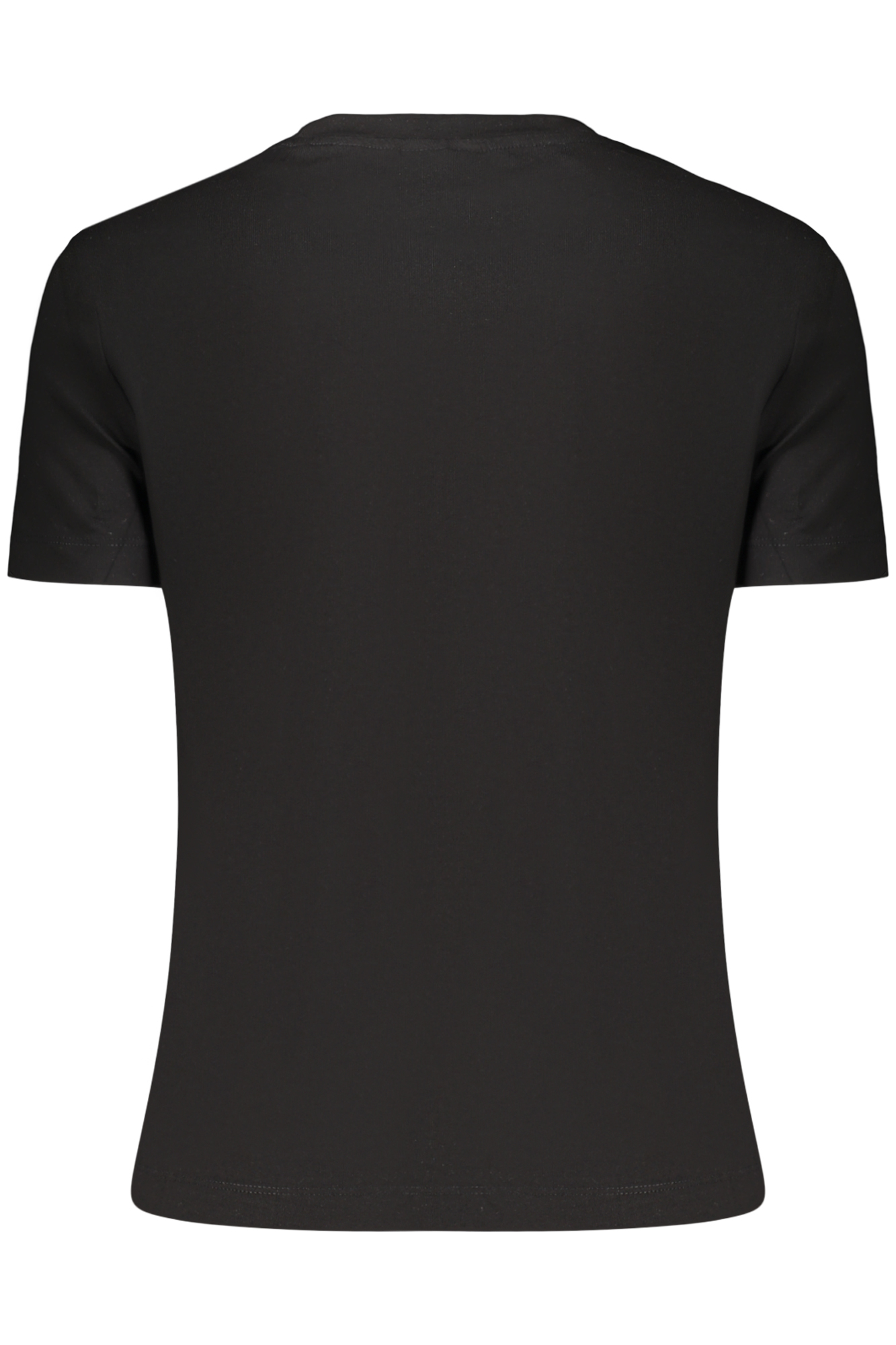 GUESS JEANS T-SHIRT MANICHE CORTE DONNA - Nero - immagine 2
