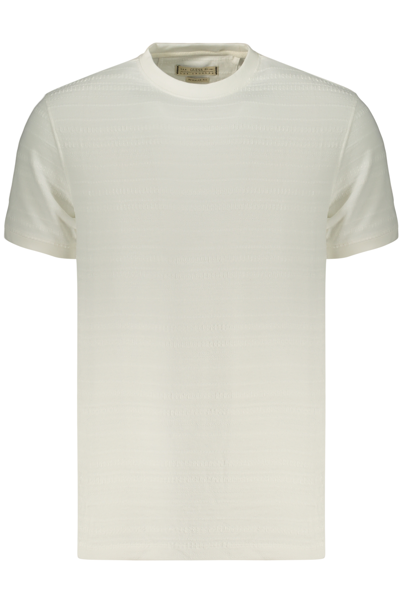 GUESS JEANS T-SHIRT MANICHE CORTE UOMO - Bianco