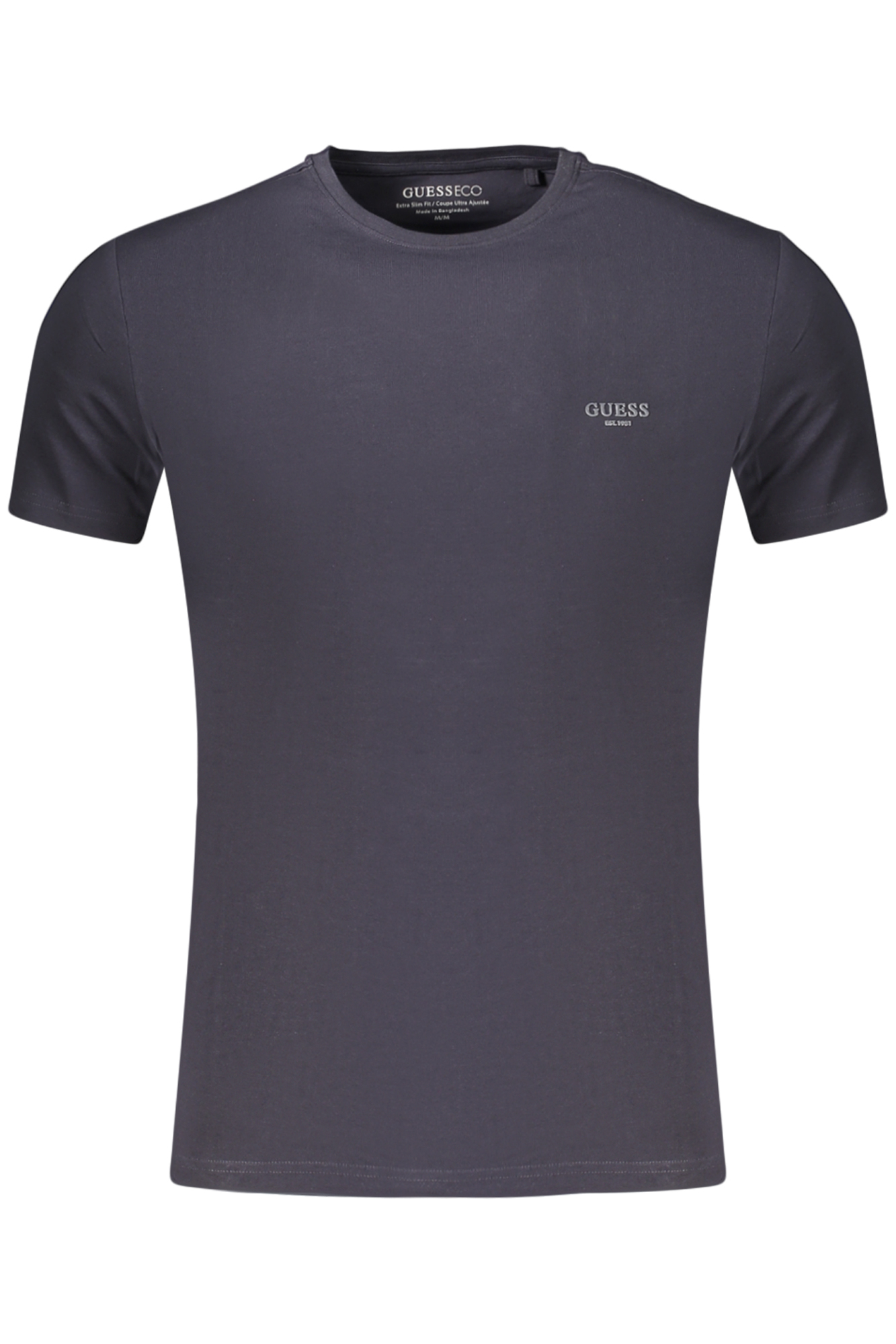 GUESS JEANS T-SHIRT MANICHE CORTE UOMO - Blu