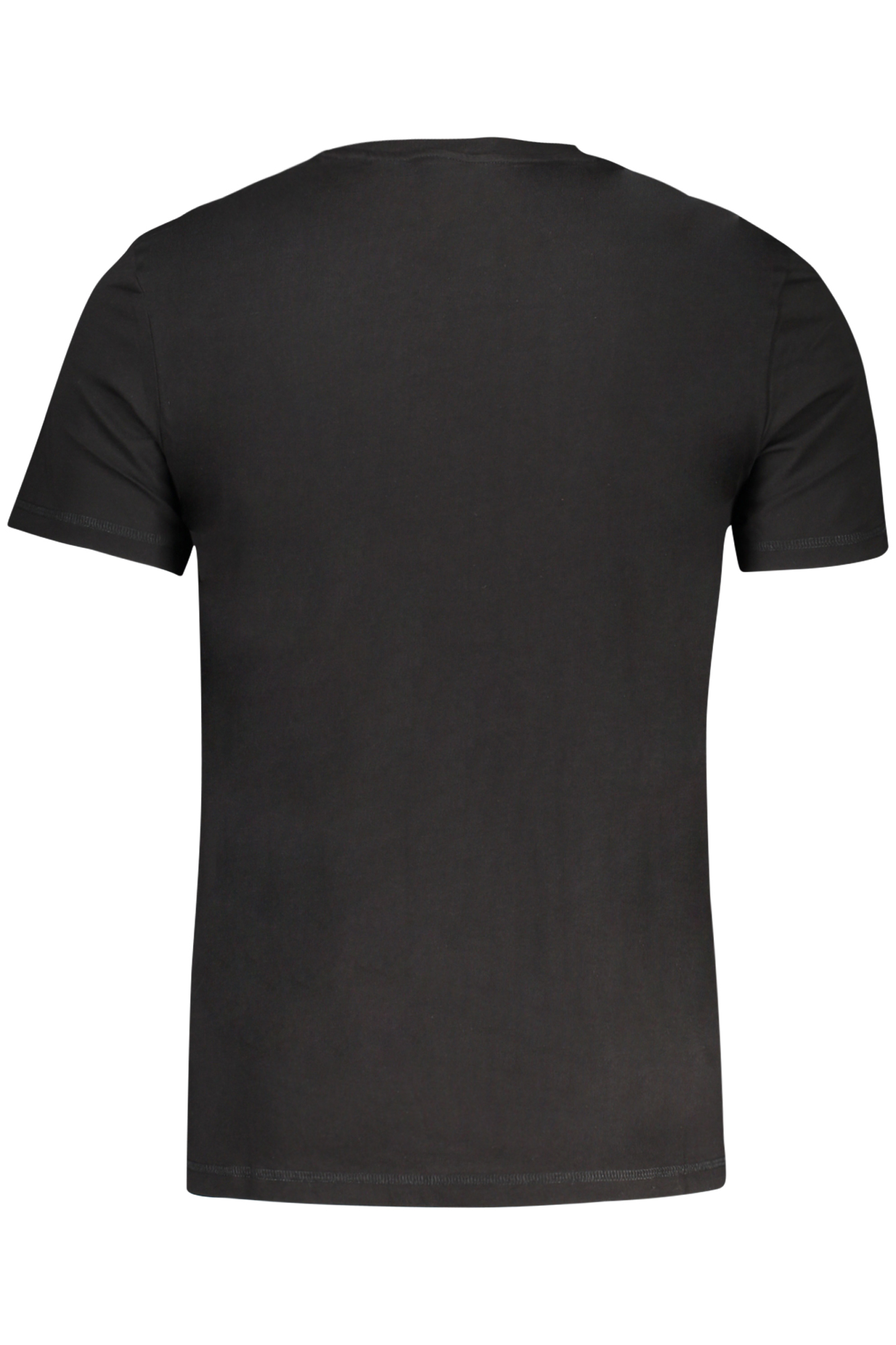 GUESS JEANS T-SHIRT MANICHE CORTE UOMO - Nero - immagine 2