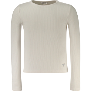 GUESS JEANS T-SHIRT MANICHE LUNGHE BAMBINA - Bianco