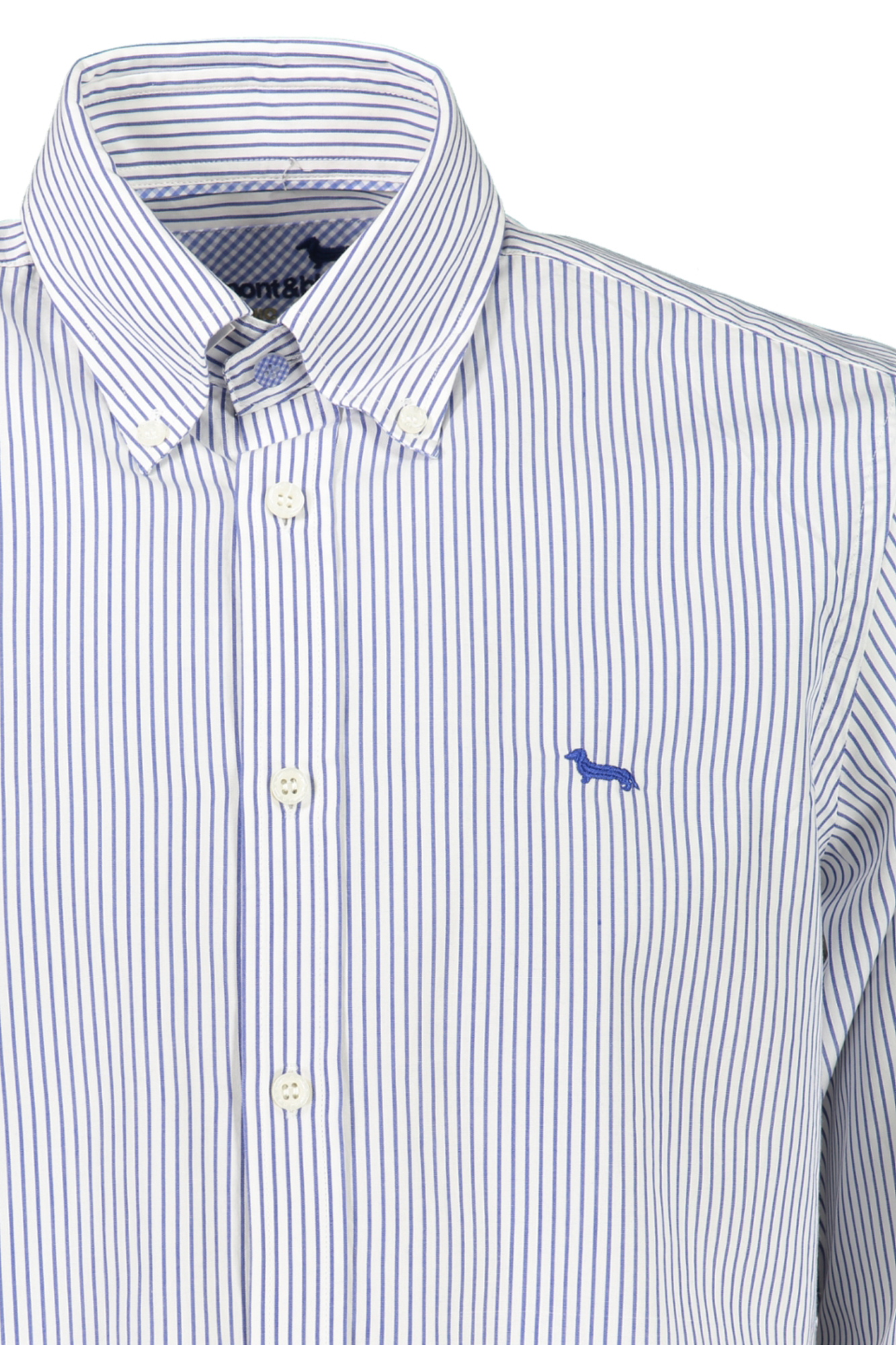 HARMONT & BLAINE CAMICIA MANICHE LUNGHE UOMO - Blu - immagine 2