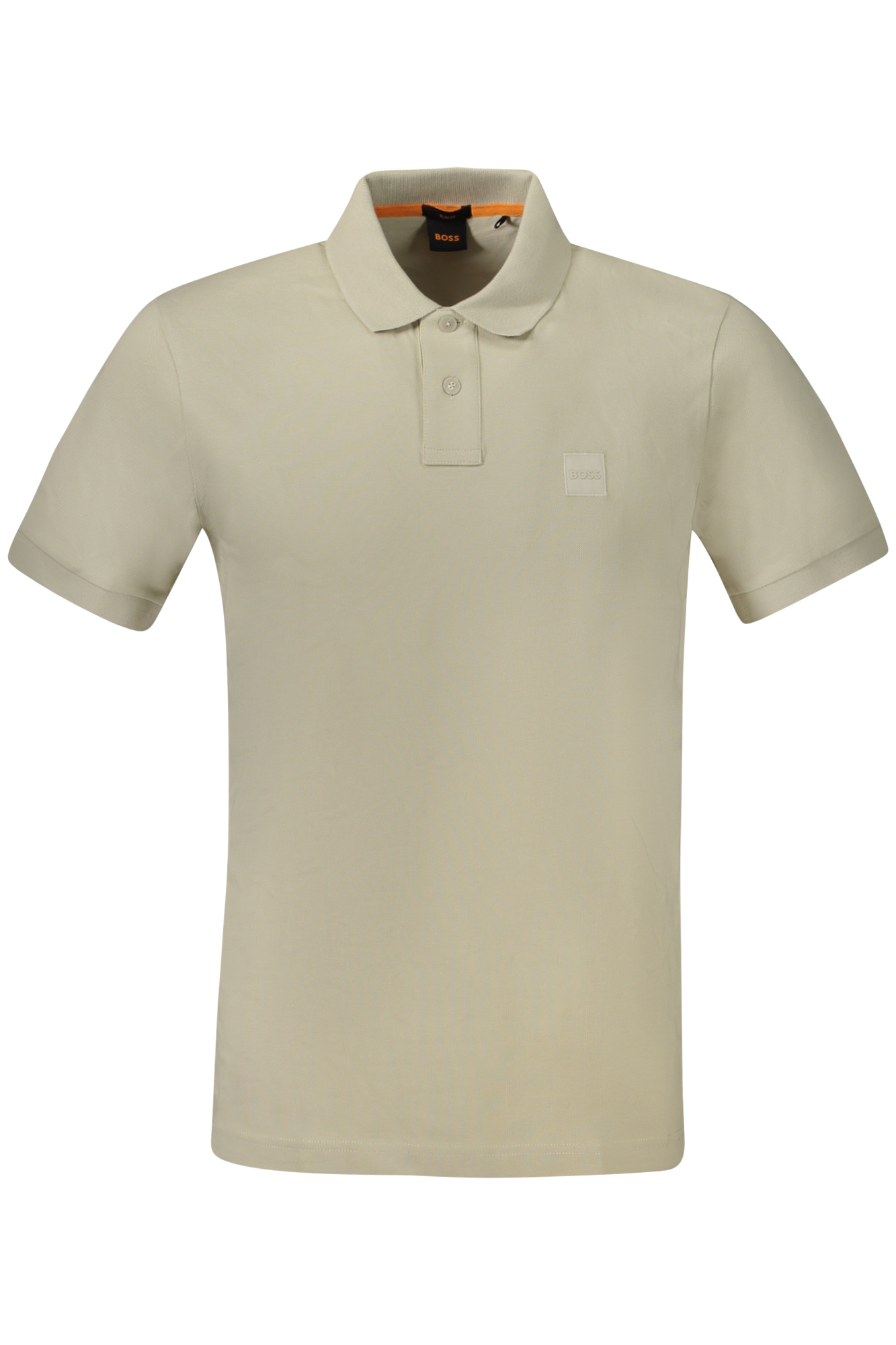 HUGO BOSS POLO MANICHE CORTE UOMO - Beige