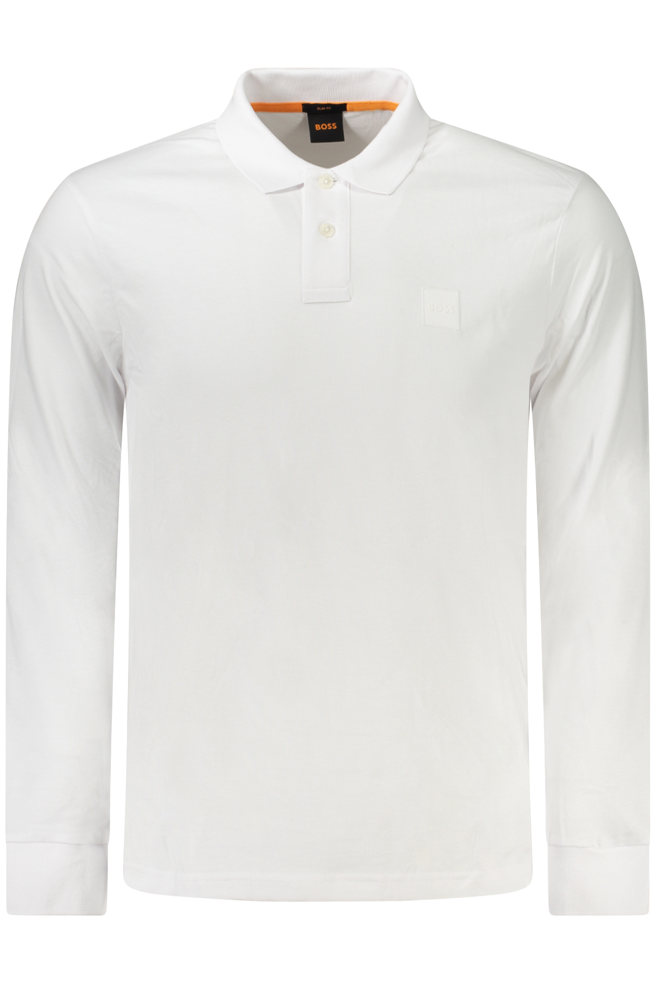HUGO BOSS POLO MANICHE LUNGHE UOMO - Bianco