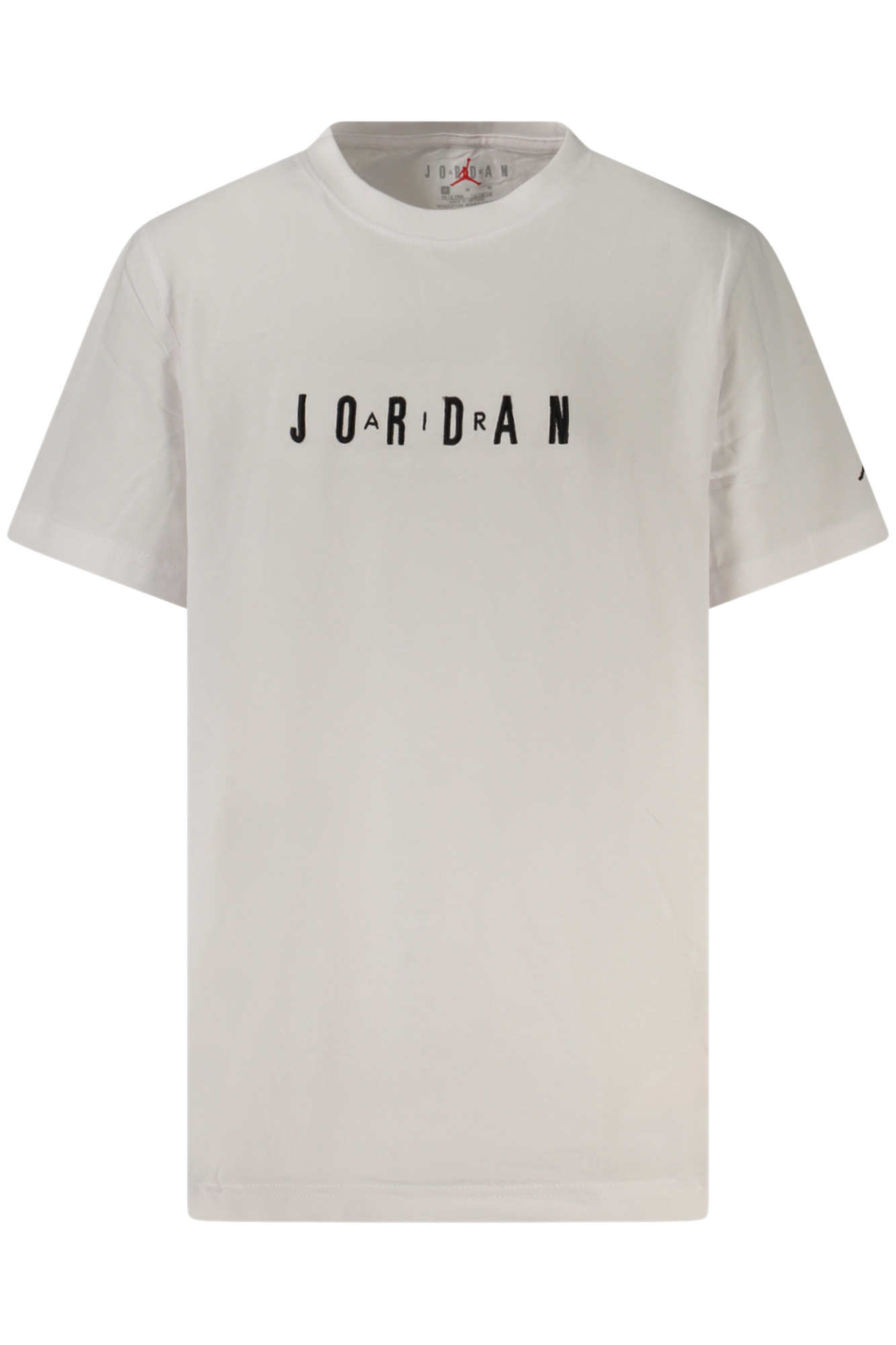 JORDAN T-SHIRT MANICHE CORTE BAMBINO - Bianco