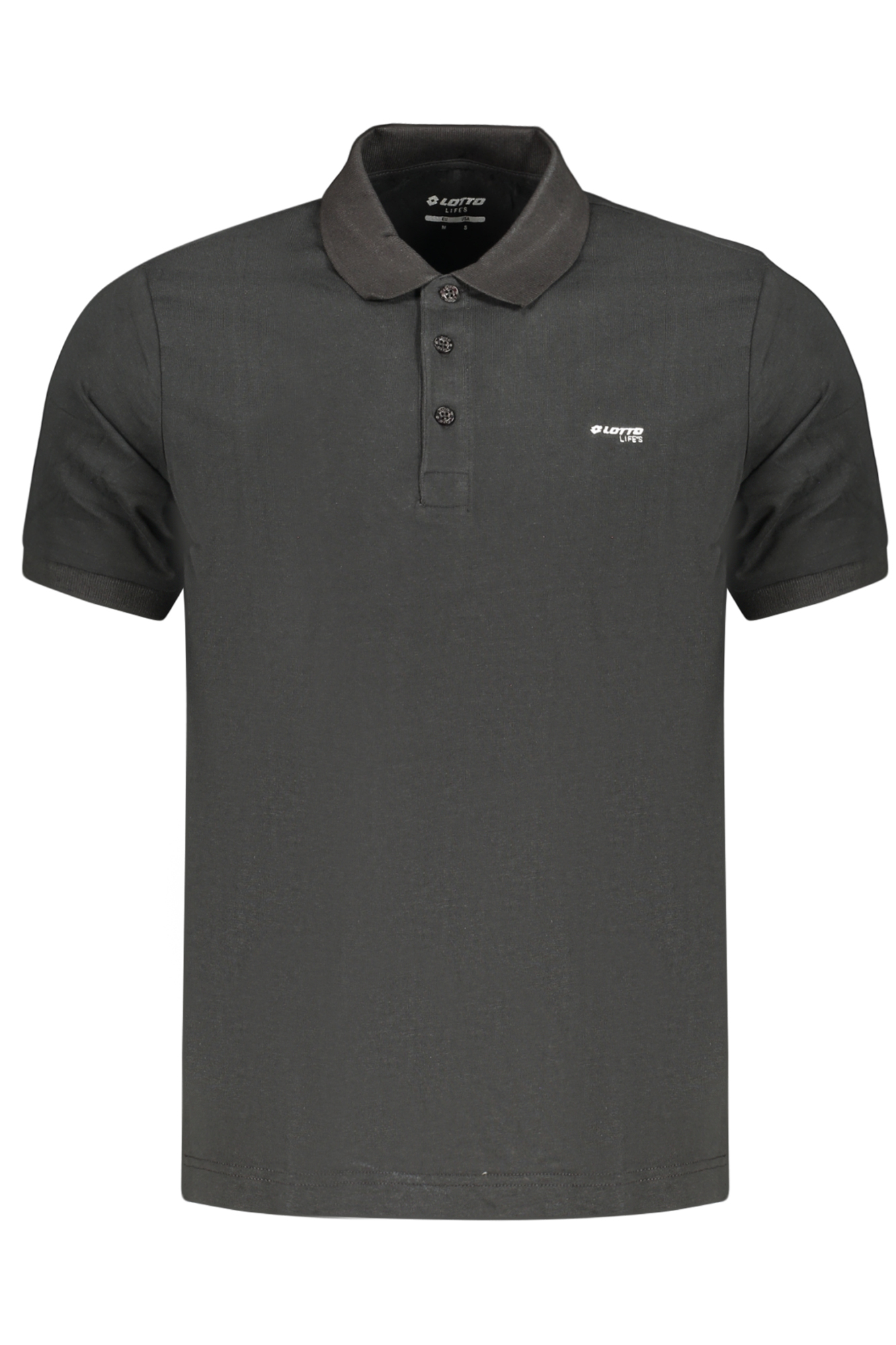 LOTTO POLO MANICHE CORTE UOMO - Nero