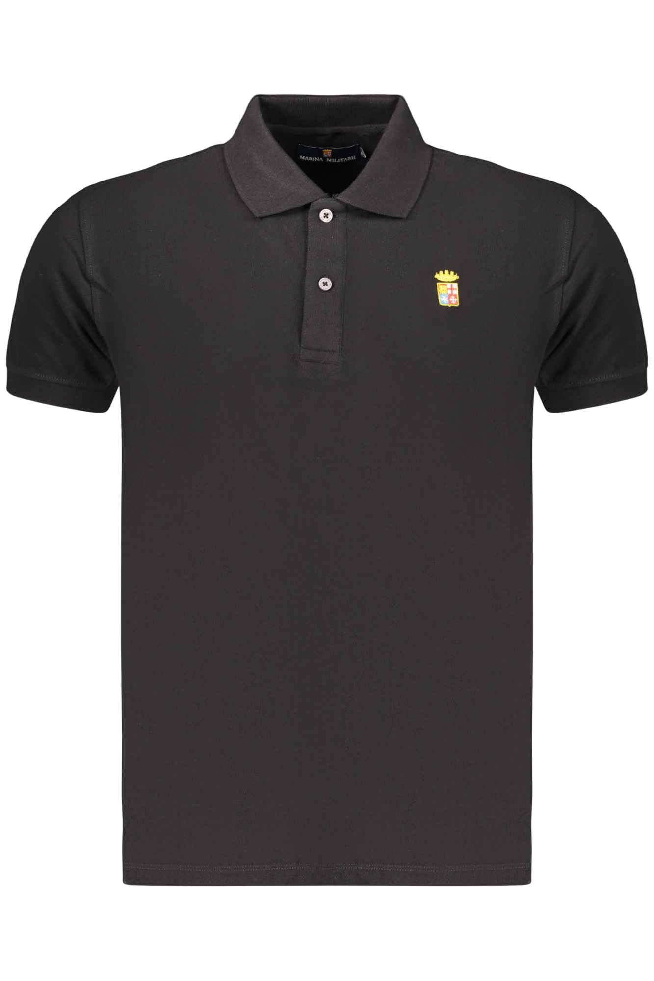 MARINA MILITARE POLO MANICHE CORTE UOMO - Nero