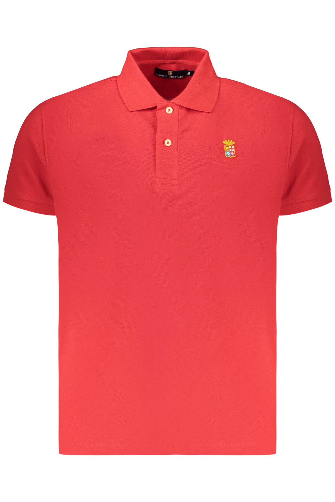 MARINA MILITARE POLO MANICHE CORTE UOMO - Rosso