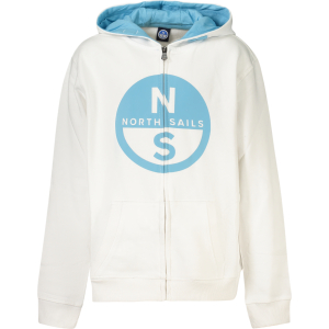 NORTH SAILS FELPA CON ZIP BAMBINO - Bianco