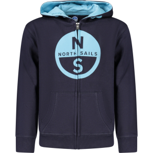 NORTH SAILS FELPA CON ZIP BAMBINO - Blu