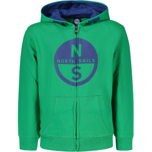 NORTH SAILS FELPA CON ZIP BAMBINO - Verde