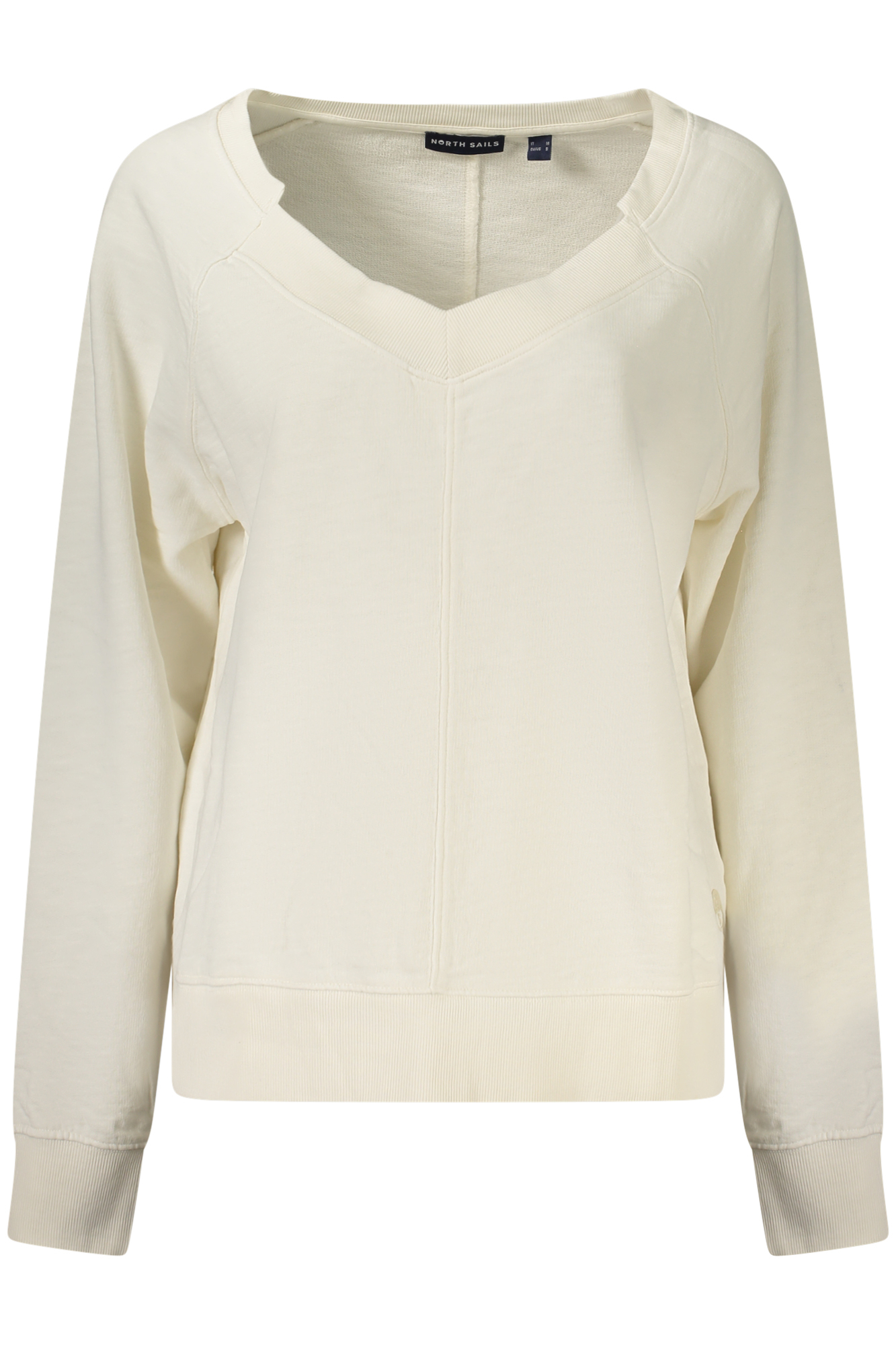 NORTH SAILS FELPA SENZA ZIP DONNA - Bianco