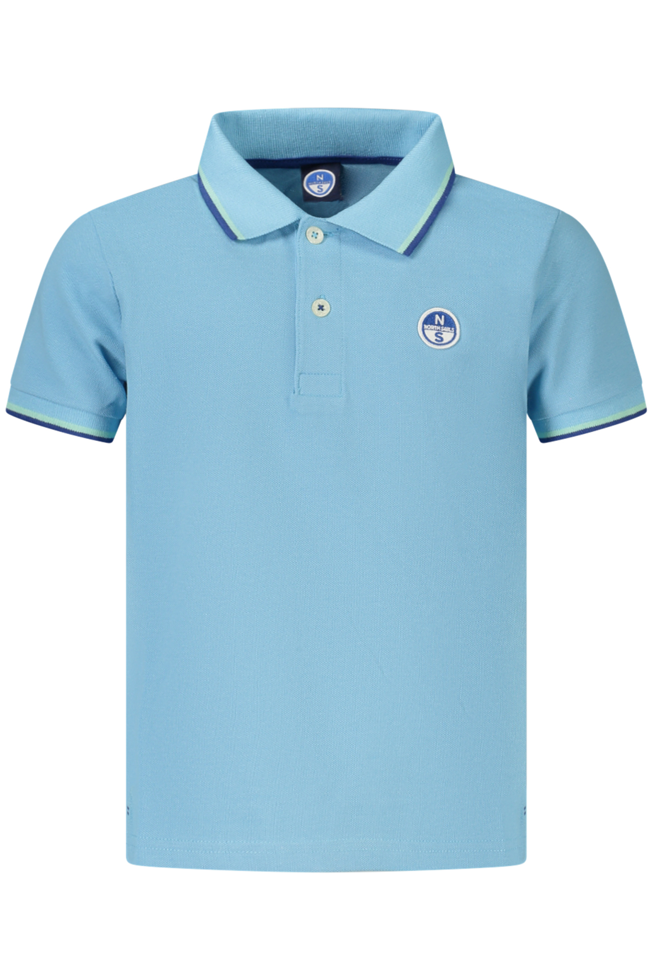 NORTH SAILS POLO MANICHE CORTE BAMBINO - Azzurro