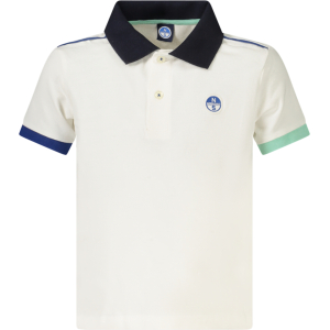 NORTH SAILS POLO MANICHE CORTE BAMBINO - Bianco