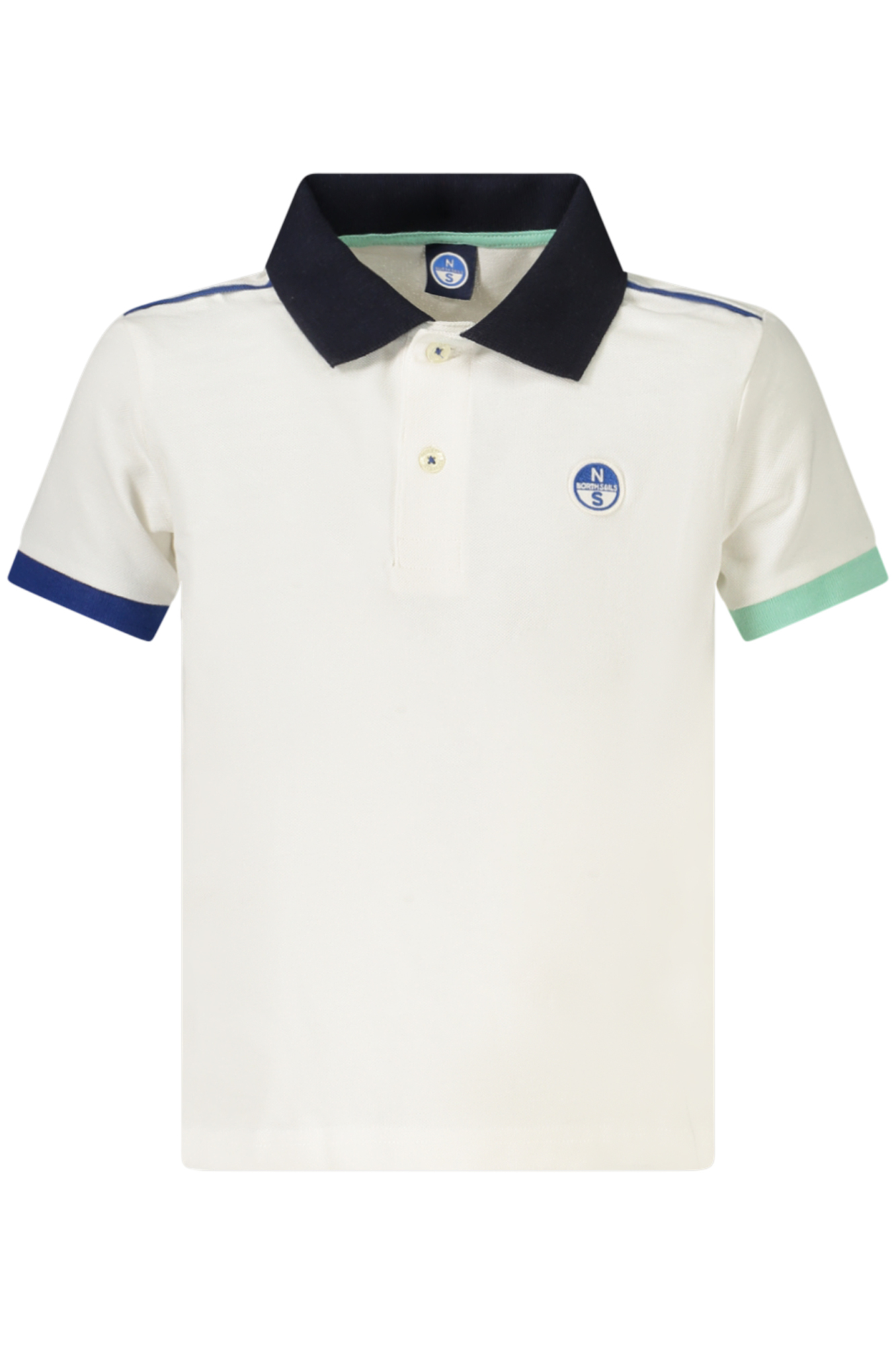 NORTH SAILS POLO MANICHE CORTE BAMBINO - Bianco
