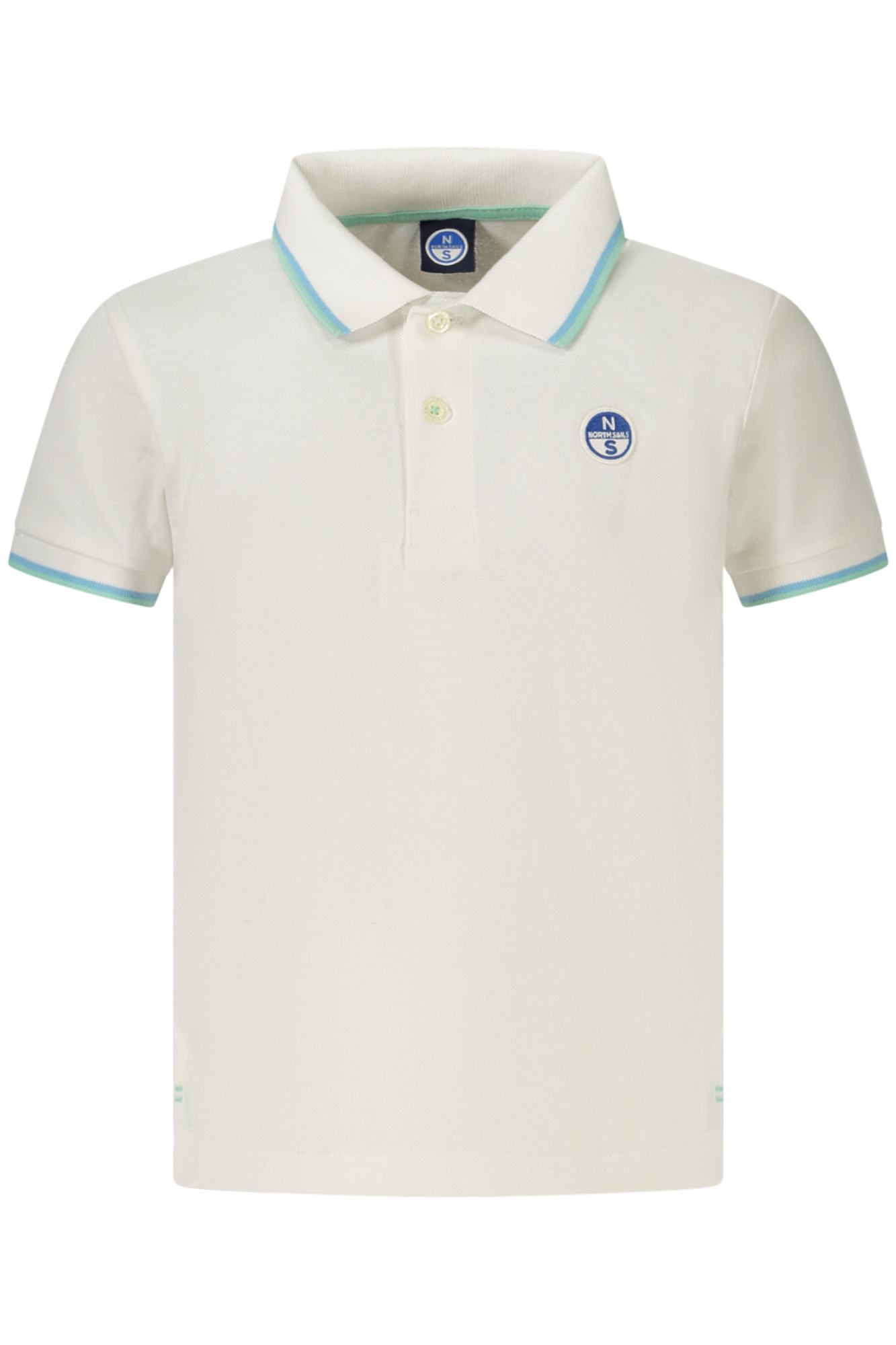 NORTH SAILS POLO MANICHE CORTE BAMBINO - Bianco