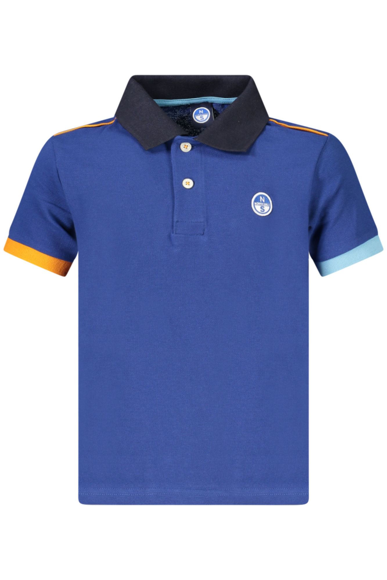 NORTH SAILS POLO MANICHE CORTE BAMBINO - Blu