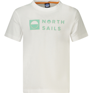 NORTH SAILS T-SHIRT MANICHE CORTE BAMBINO - Bianco