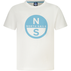 NORTH SAILS T-SHIRT MANICHE CORTE BAMBINO - Bianco